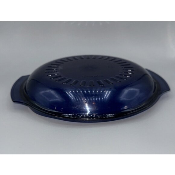 Tupperware TupperWave 5 Pc Microwave Stacked Cooker Cobalt Blue - Picture 3 of 6